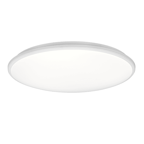 Luminaria de Techo LIMBUS Blanca Mate - Regulable con Control Remoto y LED Eficiente - Color: Estera blanca - Material: Plástico - Tipo de Luz: LED - Lúmenes: 4100 - Temperatura: 4000K