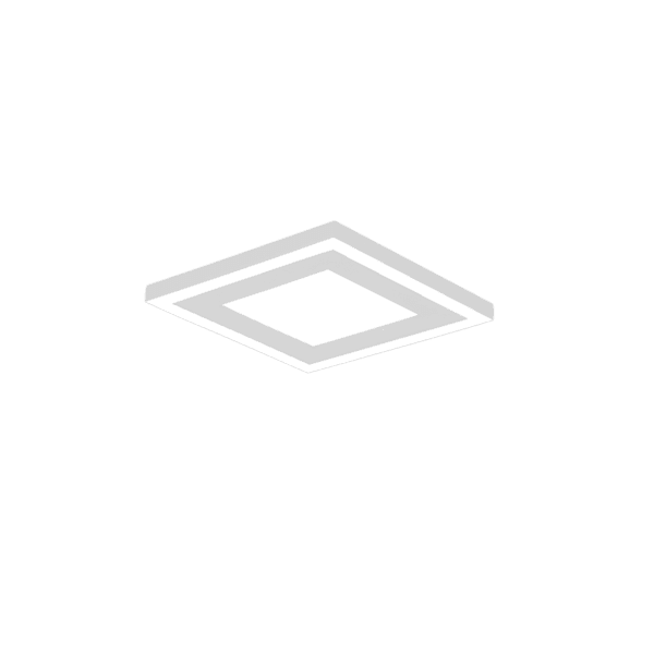 Lámpara de Techo CARUS LED Blanco Mate - Eficiencia Energética y Diseño Elegante - Color: Estera blanca - Material: Plástico - Tipo de Luz: LED - Lúmenes: 1350 - Temperatura: 4000K