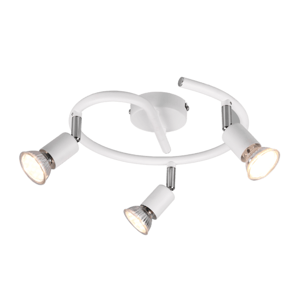 Foco LED PARIS Blanco Mate - Iluminación Eficiente y Estética, Ahorro Energético 80% - Color: Estera blanca