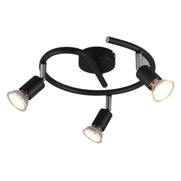Foco PARIS Negro Mate LED - Iluminación Eficiente y Moderna para Tu Casa - Color: Estera negra