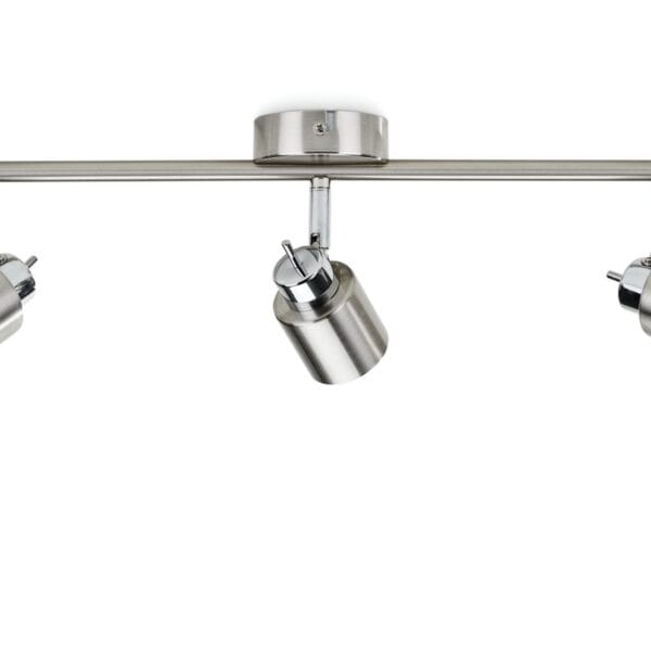 Lámpara de Techo Philips Meranti 3x GU10 Cromado Mate