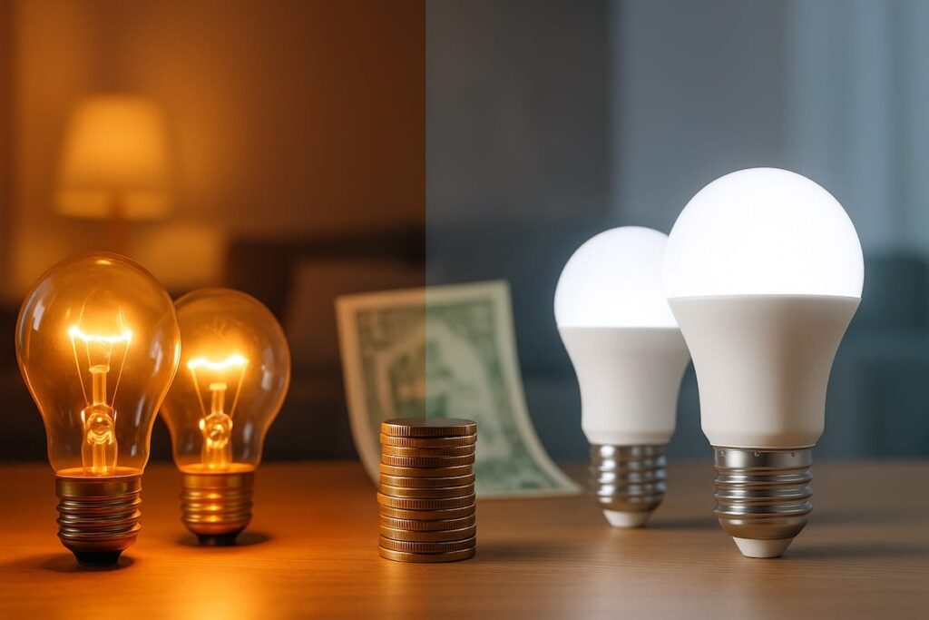 iluminación LED ahorro