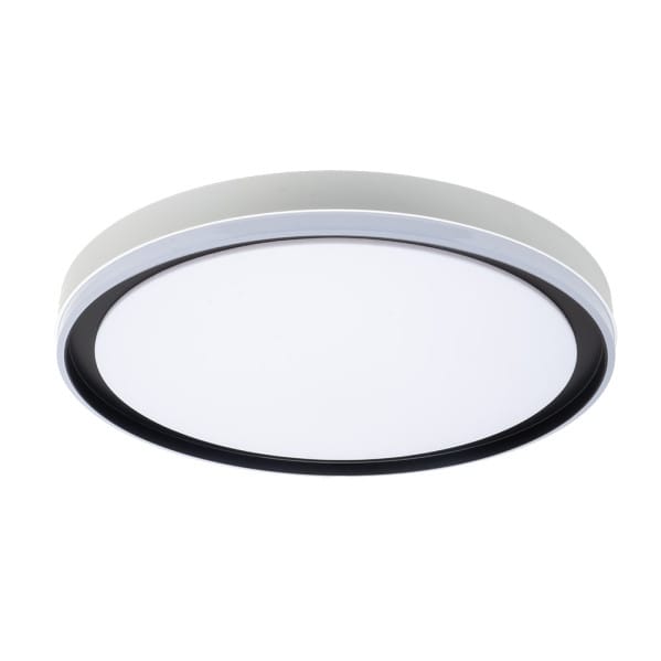 Plafon Claribel 60w 3000-4200-6500k Blanco/negro 7,5x50x50cm 5400lm C/remoto Y Memoria